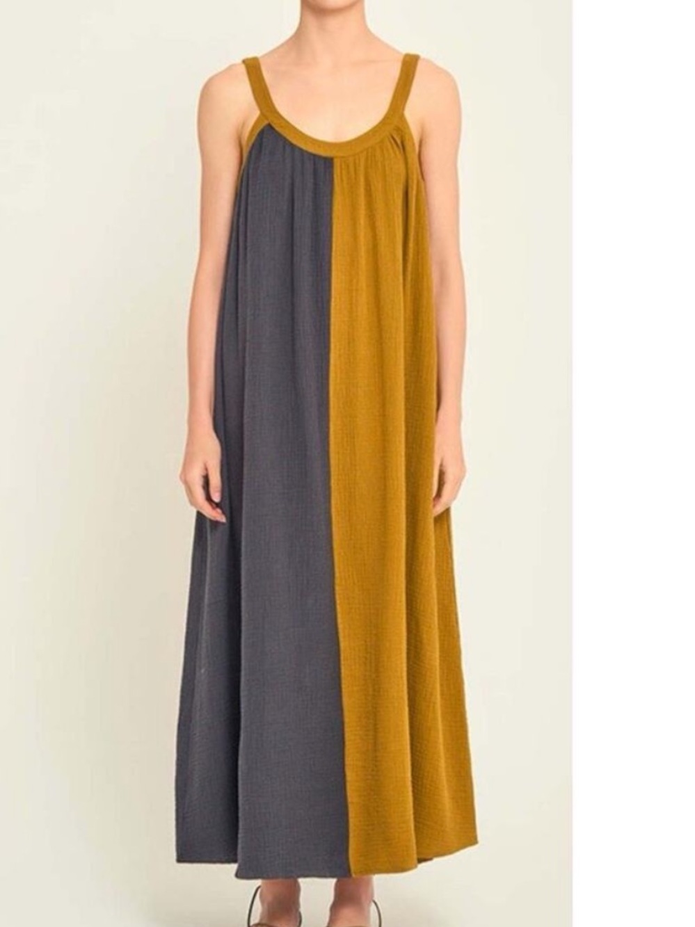 Color block Maxi dress